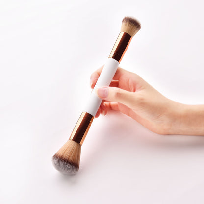 Double head makeup brush