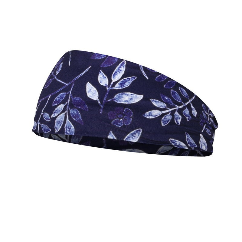 Printed Headband Printed Sports Yoga Fitness Sweat-Absorbent Headband Headband