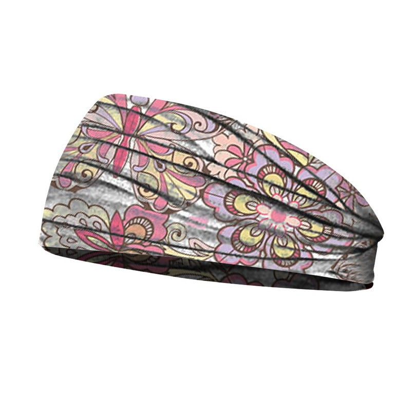 Printed Headband Printed Sports Yoga Fitness Sweat-Absorbent Headband Headband