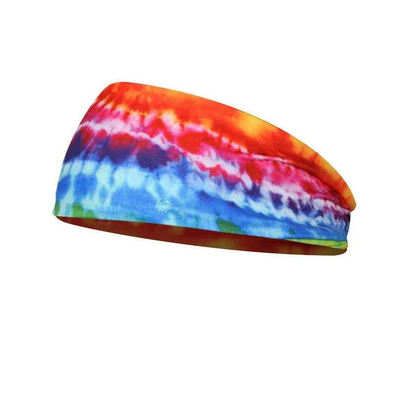 Printed Headband Printed Sports Yoga Fitness Sweat-Absorbent Headband Headband