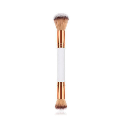 Double head makeup brush