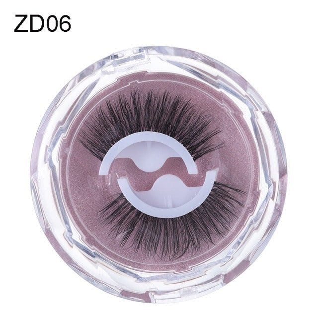 Self-adhesive Reusable Glue-free Eye Lashes With Natural Curl