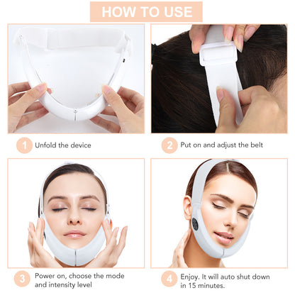 Micro-current Color Light Beauty Face-lifting Instrument Intelligent Voice