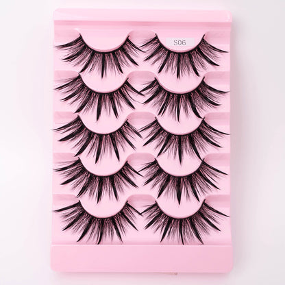 Natural 3D Dramatic Fairy Clusters Manga Lashes Fake Eyelashes