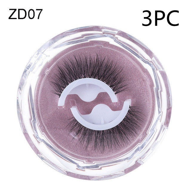 Self-adhesive Reusable Glue-free Eye Lashes With Natural Curl