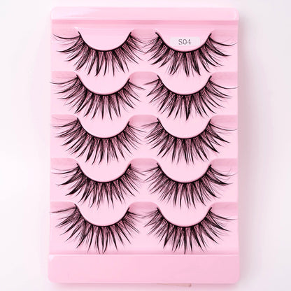 Natural 3D Dramatic Fairy Clusters Manga Lashes Fake Eyelashes