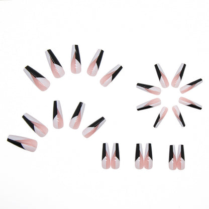 Long Ballet Fake Nails Nail Stickers